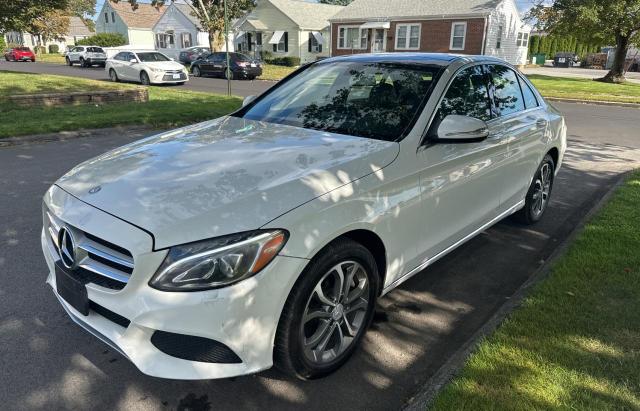 55SWF4KBXFU081323 - 2015 MERCEDES-BENZ C 300 4MATIC YELLOW photo 2