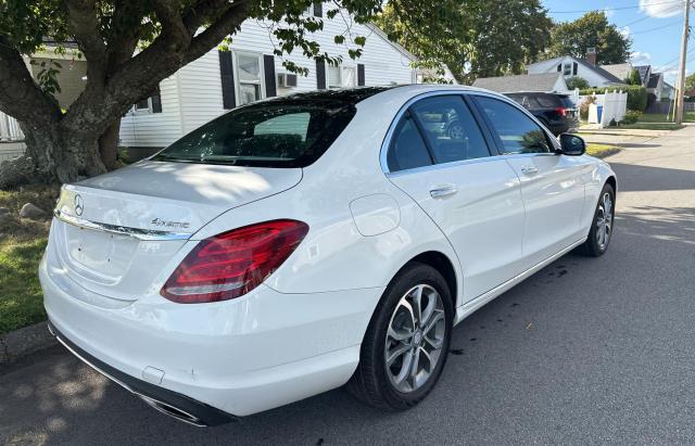 55SWF4KBXFU081323 - 2015 MERCEDES-BENZ C 300 4MATIC YELLOW photo 4