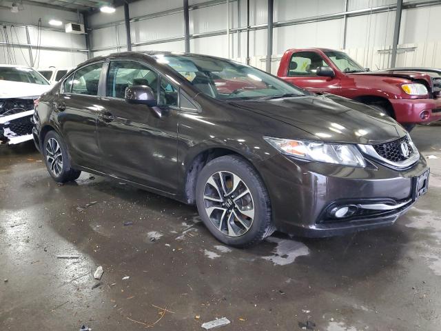 19XFB2F90DE033647 - 2013 HONDA CIVIC EXL Շագանակագույն լուսանկար 4