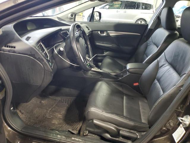 19XFB2F90DE033647 - 2013 HONDA CIVIC EXL Շագանակագույն լուսանկար 7