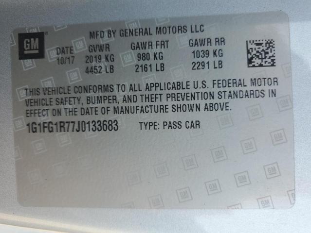 1G1FG1R77J0133683 - 2018 CHEVROLET CAMARO SS SILVER photo 24