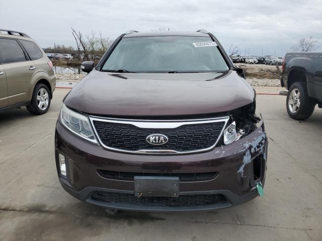 5XYKT4A79FG640956 - 2015 KIA SORENTO LX BURGUNDY photo 5