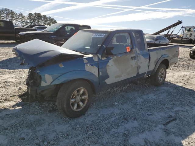 1N6DD26T03C442375 - 2003 NISSAN FRONTIER KING CAB XE BLUE photo 1