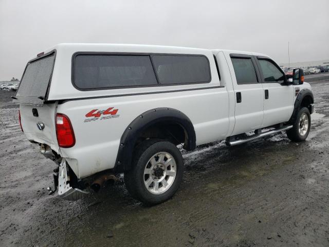 1FTSW21R68ED53602 - 2008 FORD F250 SUPER DUTY WHITE photo 3