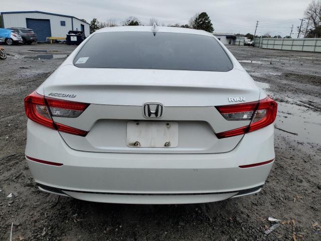 1HGCV1F16LA152448 - 2020 HONDA ACCORD LX WHITE photo 6