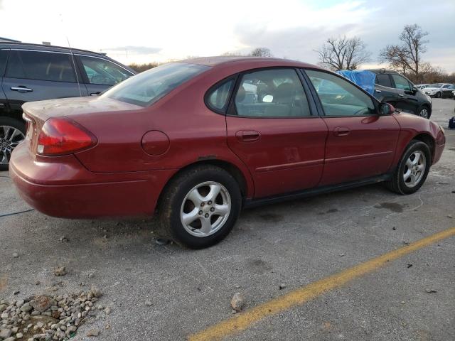 1FAHP53U03G199515 - 2003 FORD TAURUS SE BURGUNDY photo 3