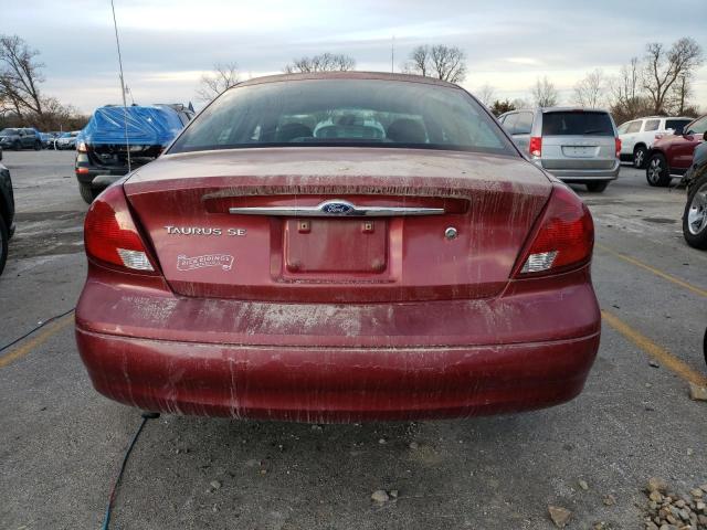 1FAHP53U03G199515 - 2003 FORD TAURUS SE BURGUNDY photo 6