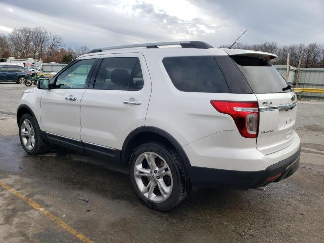 1FM5K8F81DGC58936 - 2013 FORD EXPLORER LIMITED WHITE photo 2