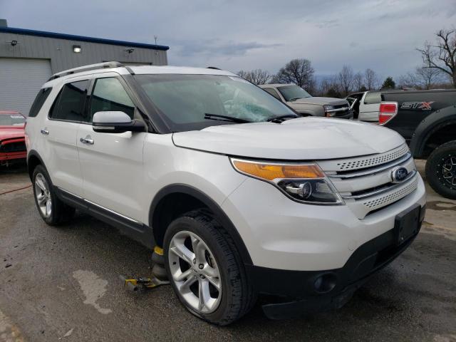 1FM5K8F81DGC58936 - 2013 FORD EXPLORER LIMITED WHITE photo 4