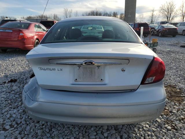 1FAFP5222YG106184 - 2000 FORD TAURUS LX SILVER photo 6