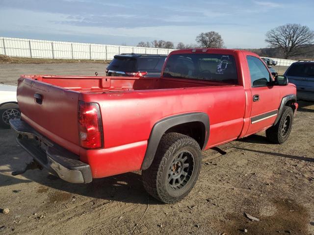 1GCEK14ZX6Z259162 - 2006 CHEVROLET SILVERADO K1500 RED photo 3