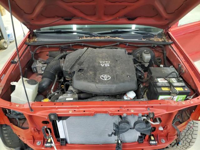 5TEUU42N57Z383238 - 2007 TOYOTA TACOMA ACCESS CAB წითელი ფოტო 11