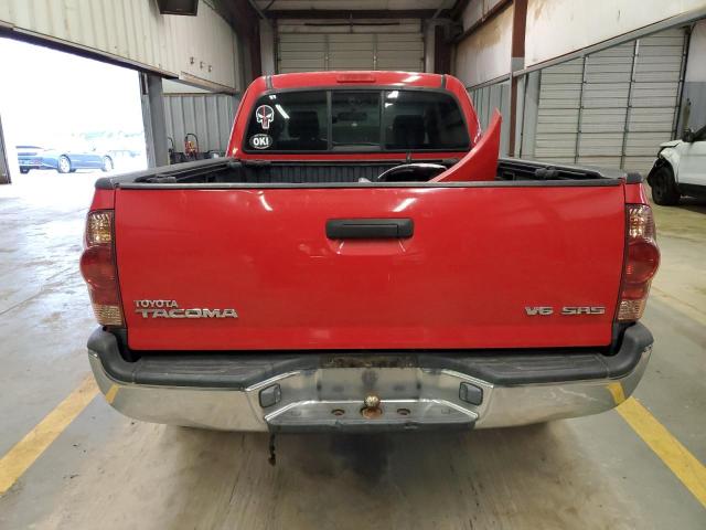 5TEUU42N57Z383238 - 2007 TOYOTA TACOMA ACCESS CAB წითელი ფოტო 6