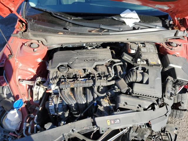 5NPLL4AG7MH036221 - 2021 HYUNDAI ELANTRA SE RED photo 11