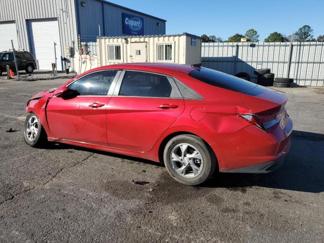 5NPLL4AG7MH036221 - 2021 HYUNDAI ELANTRA SE RED photo 2