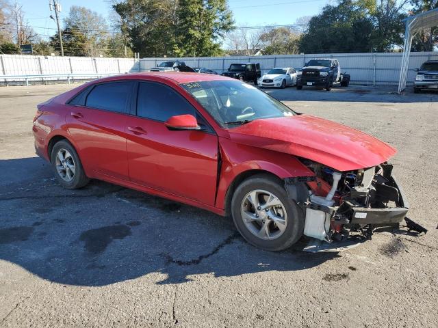 5NPLL4AG7MH036221 - 2021 HYUNDAI ELANTRA SE RED photo 4