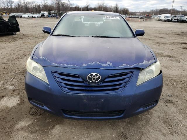 4T1BE46K39U270173 - 2009 TOYOTA CAMRY BASE BLUE photo 5