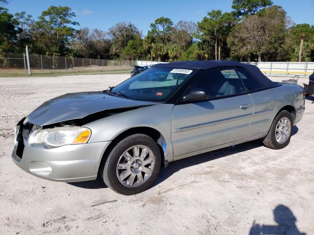 1C3EL65R85N705229 - 2005 CHRYSLER SEBRING LIMITED SILVER photo 1