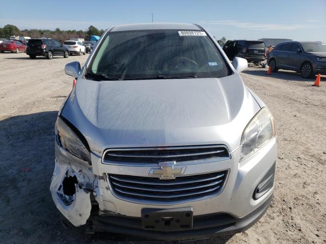 KL7CJKSB7FB191947 - 2015 CHEVROLET TRAX LS SILVER photo 5