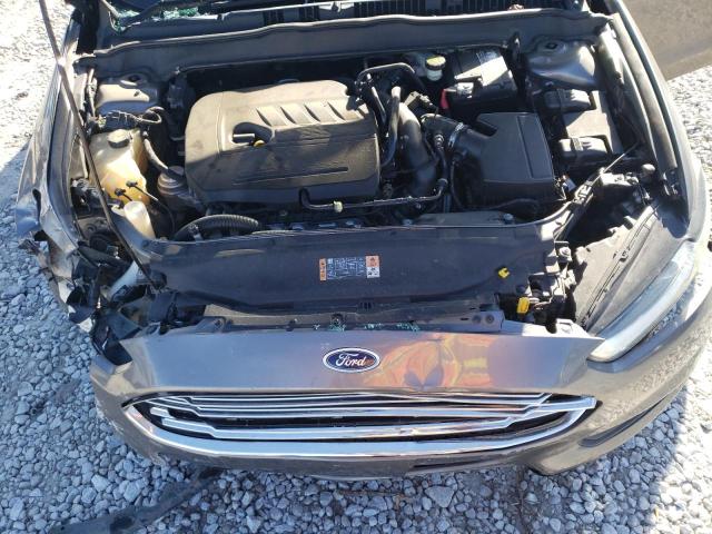 1FA6P0HD1E5352954 - 2014 FORD FUSION HYB SE GRAY photo 11