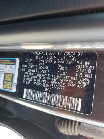 KNDRH4LG4P5175722 - 2023 KIA SORENTO EX ნაცრისფერი ფოტო 13