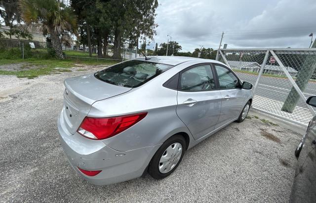 KMHCT4AE5HU333302 - 2017 HYUNDAI ACCENT SE SILVER photo 4