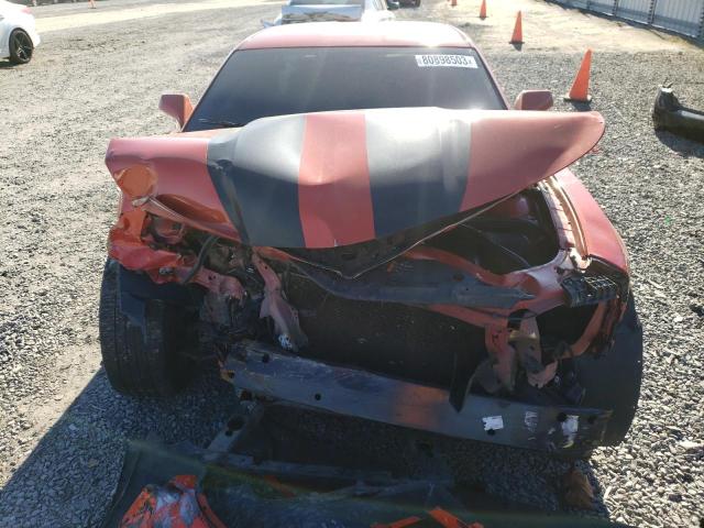 2G1FA1E39C9147629 - 2012 CHEVROLET CAMARO LS ORANGE photo 11