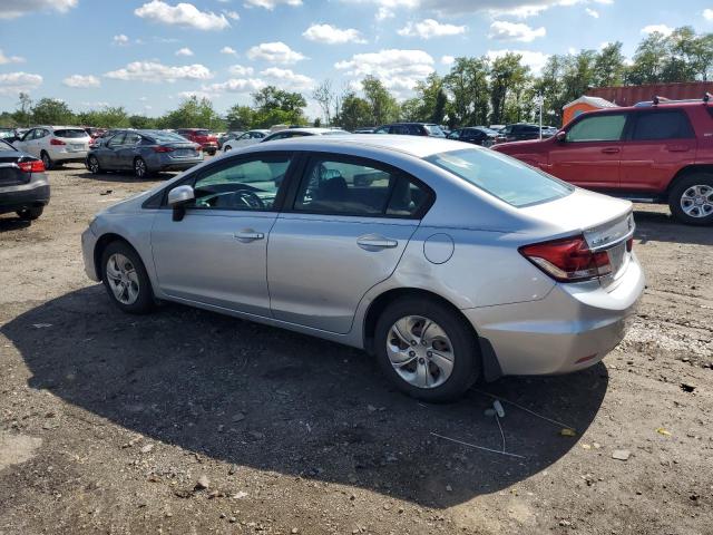 19XFB2F54EE253551 - 2014 HONDA CIVIC LX SILVER photo 2