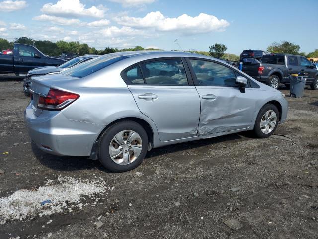 19XFB2F54EE253551 - 2014 HONDA CIVIC LX SILVER photo 3
