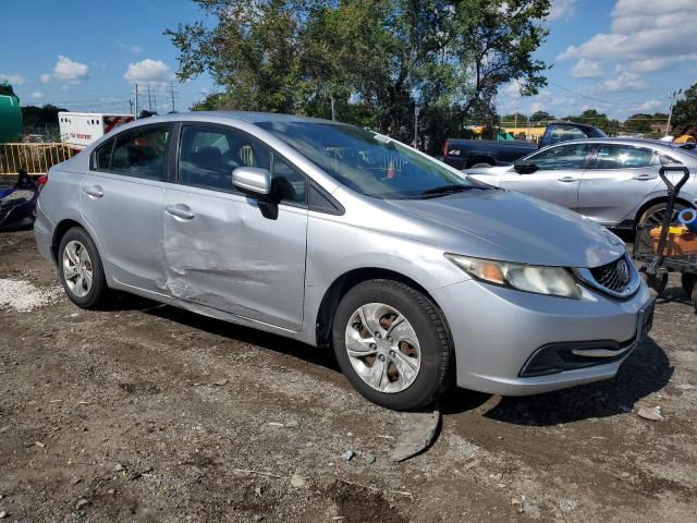 19XFB2F54EE253551 - 2014 HONDA CIVIC LX SILVER photo 4