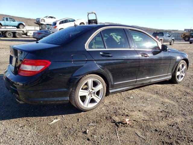 WDDGF5EB6AA396635 - 2010 MERCEDES-BENZ C 300 BLACK photo 3