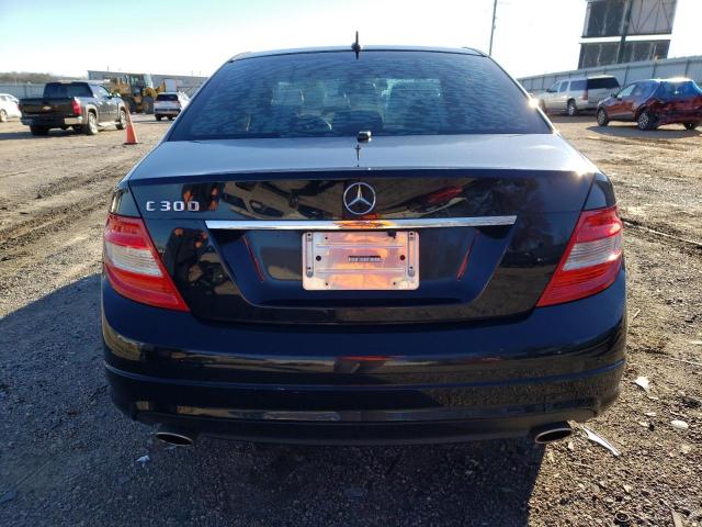 WDDGF5EB6AA396635 - 2010 MERCEDES-BENZ C 300 BLACK photo 6