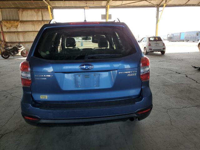 JF2SJADC0FH575534 - 2015 SUBARU FORESTER 2.5I PREMIUM BLUE photo 6
