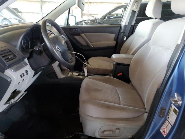 JF2SJADC0FH575534 - 2015 SUBARU FORESTER 2.5I PREMIUM BLUE photo 7