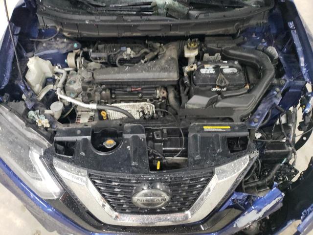KNMAT2MV0KP512588 - 2019 NISSAN ROGUE S BLUE photo 12