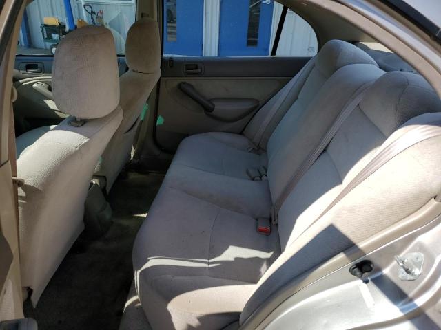 1HGES26701L044551 - 2001 HONDA CIVIC EX BEIGE photo 10