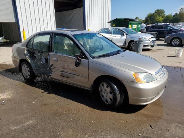 1HGES26701L044551 - 2001 HONDA CIVIC EX BEIGE photo 4