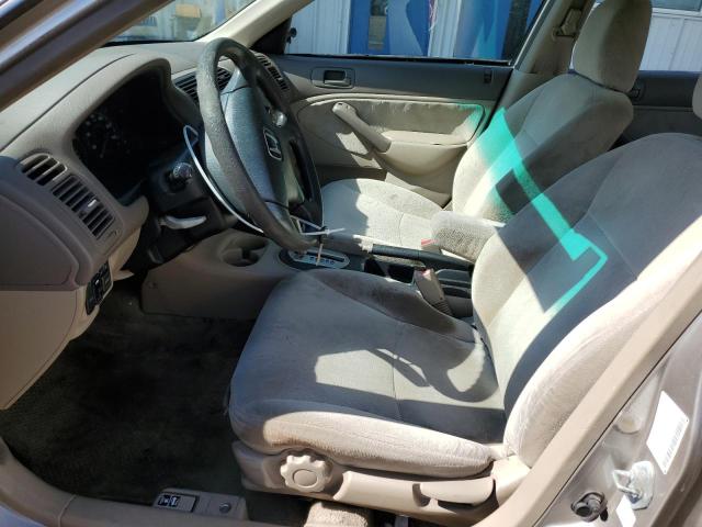 1HGES26701L044551 - 2001 HONDA CIVIC EX BEIGE photo 7