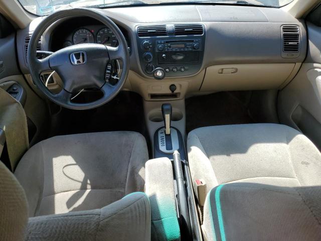 1HGES26701L044551 - 2001 HONDA CIVIC EX BEIGE photo 8