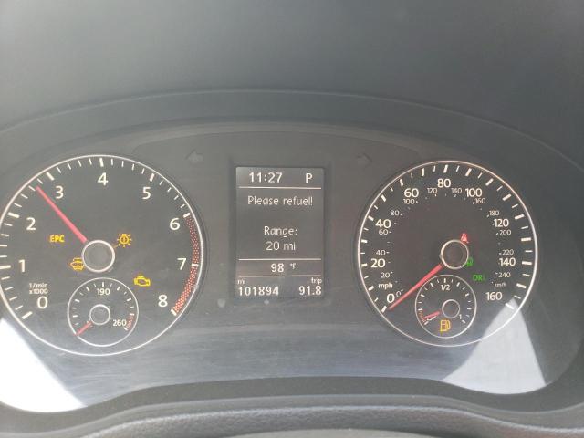 1VWCT7A3XEC013623 - 2014 VOLKSWAGEN PASSAT SEL BLACK photo 9