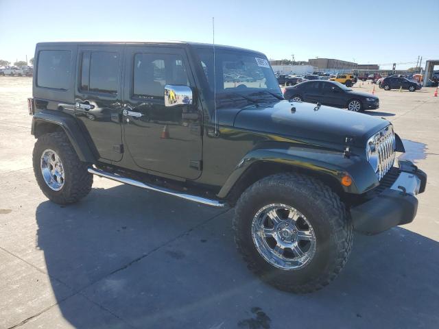 1J4BA5H19BL509287 - 2011 JEEP WRANGLER U SAHARA GREEN photo 4