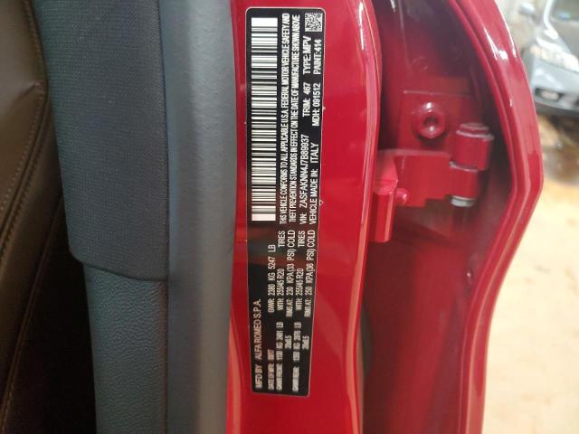 ZASFAKNN4J7B89937 - 2018 ALFA ROMEO STELVIO TI SPORT RED photo 13