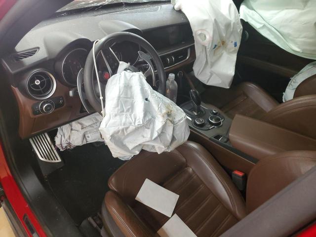 ZASFAKNN4J7B89937 - 2018 ALFA ROMEO STELVIO TI SPORT RED photo 8