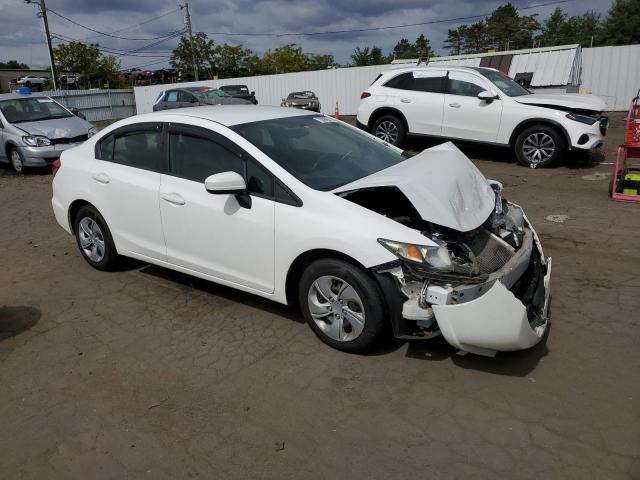 19XFB2F54EE221831 - 2014 HONDA CIVIC LX WHITE photo 4