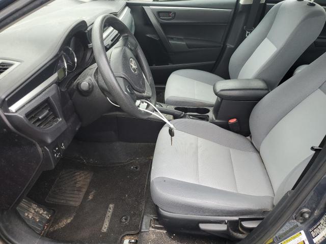 2T1BURHEXFC264536 - 2015 TOYOTA COROLLA L BLUE photo 7