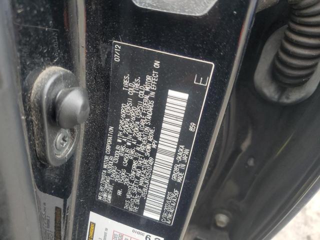 JTEBU5JR7C5107489 - 2012 TOYOTA 4RUNNER SR5 BLACK photo 13