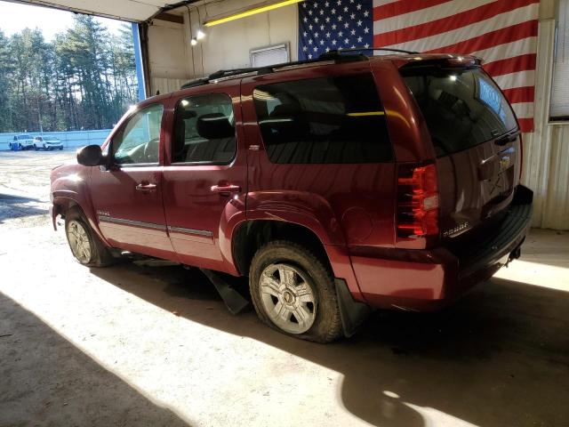 1GNSKBE02BR261739 - 2011 CHEVROLET TAHOE K1500 LT RED photo 2