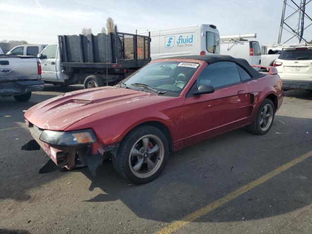 1FAFP45X14F137802 - 2004 FORD MUSTANG GT RED photo 1