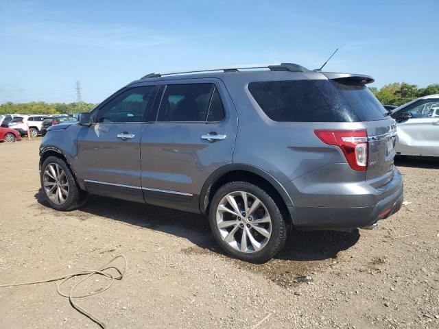 1FM5K8D87DGC24258 - 2013 FORD EXPLORER XLT Մոխրագույն լուսանկար 2