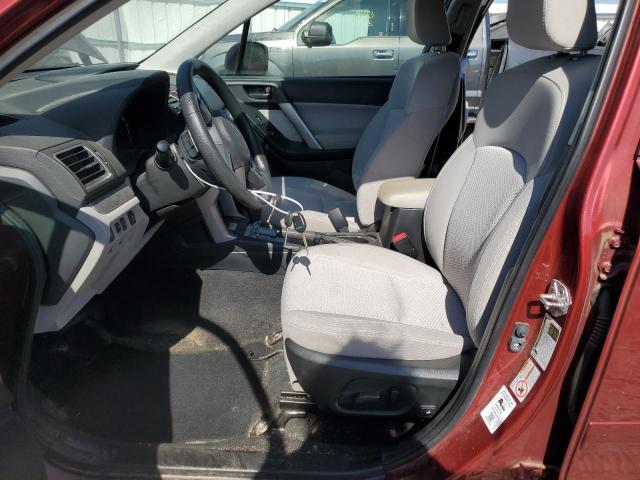 JF2SJAGC5HH419407 - 2017 SUBARU FORESTER 2.5I PREMIUM RED photo 7